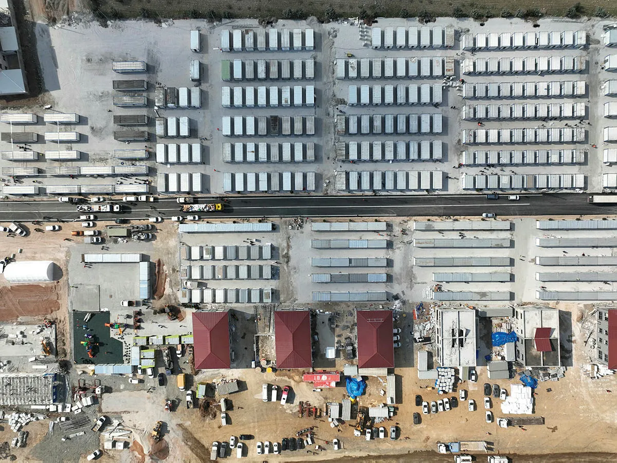 Asrın felaketinde ilk andan beri vatandaşların yanında! Kalyon Konteyner Kent hizmete açıldı