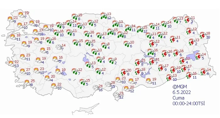Son dakika: Meteorolojiden o iller için flaş kuvvetli yağış uyarısı! İstanbul, Ankara ve İzmir'de hava nasıl olacak? - 2