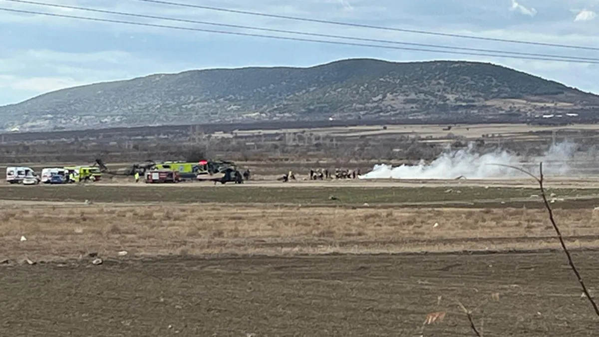 Isparta'da askeri helikopter düştü! 6 askerimiz şehit oldu