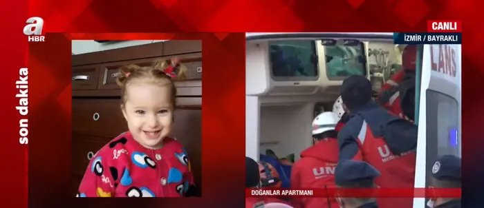 İzmir’de bir mucize daha! 3 yaşındaki Elif bebek canlı çıkarıldı...