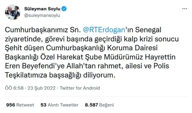 Hayrettin Eren kimdir, kaç yaşındaydı? Özel Harekat Şube Müdürü Hayrettin Eren neden öldü?