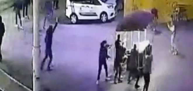 Taksim’de silahlı saldırı! Husumetlisine benzetti dizinden vurdu! O anlar kamerada