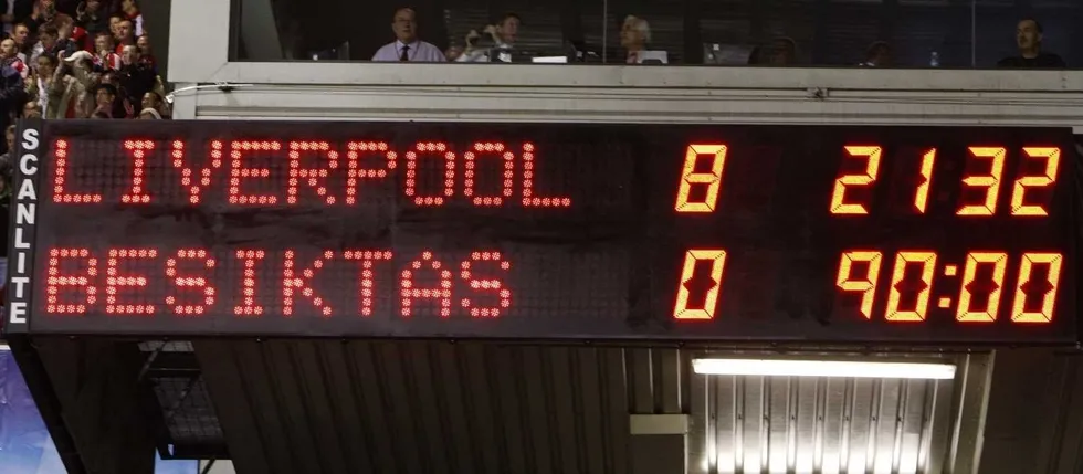1787815884510.jpeg Beşiktaş tarihindeki en farklı yenilgiyi İngiliz ekibi Liverpool'a karşı aldı (AP)
