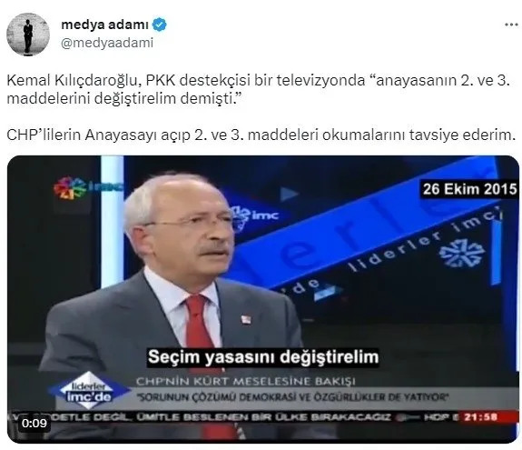 7’li koalisyonun Cumhurbaşkanı adayı Kemal Kılıçdaroğlu ve CHP'nin PKK-HDP ile ilişkileri