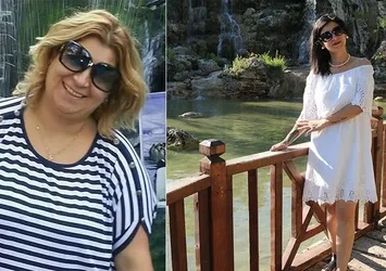 1 yılda 70 kilo zayıfladı