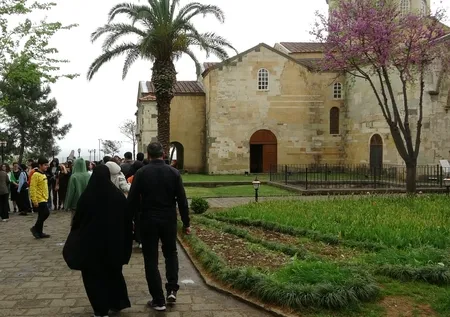 Trabzon’daki Ayasofya Camii’ne yoğun ilgi!