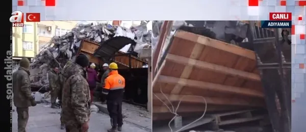 Adıyaman’da deprem bölgesinde artçı paniği! A Haber muhabiri Mehmet Karataş ve kameraman Özkan Şafak’ın zor anları! Kaç kaç kaç…