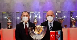 Trabzonspor’un Süper Kupası müzede