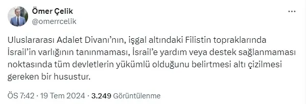 uluslararasi-adalet-divani-gorusunu-acikladi-israil-gazzede-isgalci-guctur-turkiyeden-net-mesaj-islenen-suclar-1721408573364.jpg Uluslararası Adalet Divanı görüşünü açıkladı: İsrail Gazze'de işgalci güçtür! | Türkiye'den net mesaj: İşlenen suçlar cezasız kalmayacak - 2