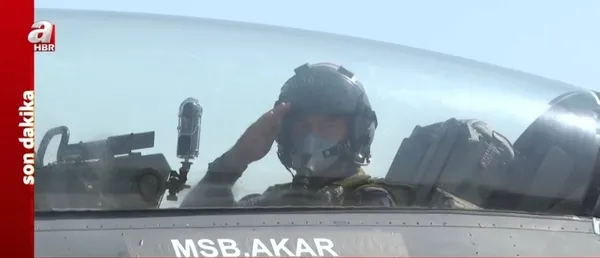Son dakika: Milli Savunma Bakanı Hulusi Akar’dan Ege’de F-16 ile gövde gösterisi