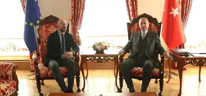 Başkan Erdoğan, AB Konseyi Başkanı Michel’i kabul etti