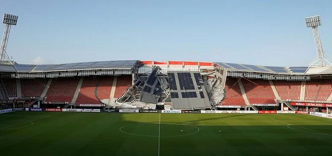 AZ Alkmaar’ın stadının çatısı çöktü