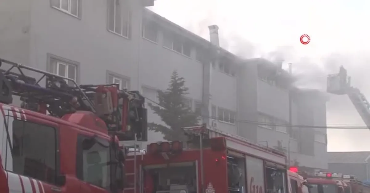 Son dakika: İstanbul Esenyurt'ta korkutan yangın |Video