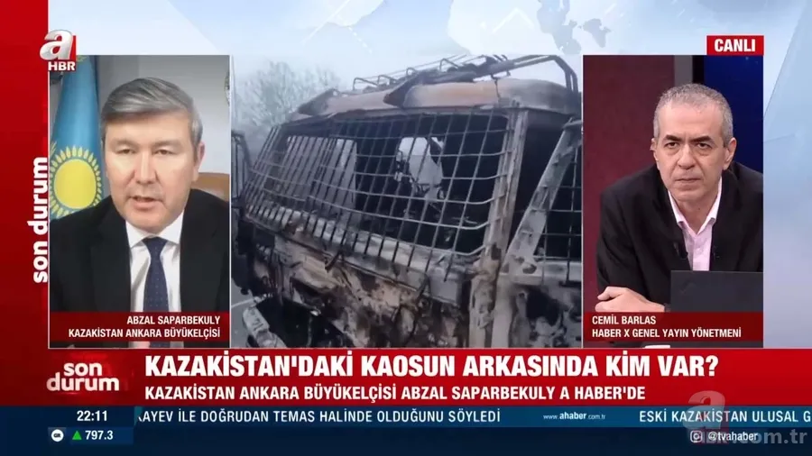 Kazakistan'da neler oluyor? Kazakistan'daki "gizli el" Soros mu? Ankara Büyükelçisi A Haber'e açıkladı 9