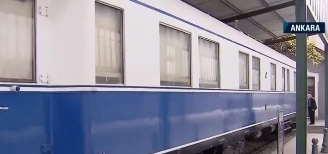 Atatürk’ün seyahat ettiği Beyaz Tren! Atatürk bu vagon ile Anadolu’yu dolaştı