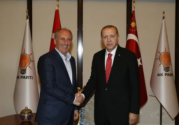 Cumhurbaşkanı Erdoğan-İnce görüşmesi bitti - 1