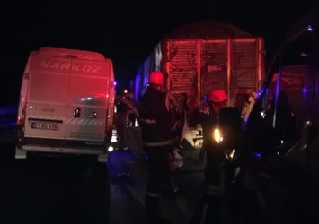 Son dakika: Ankara'da feci kaza: 1 ölü, 1 yaralı