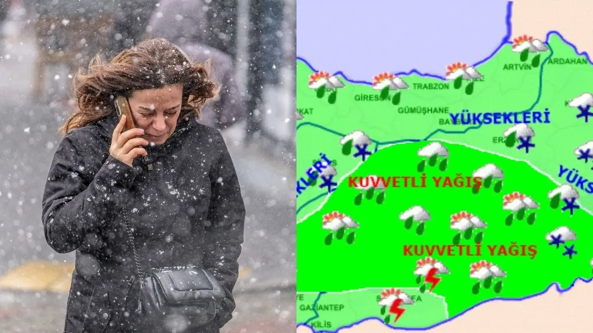 Sıcaklıklar -5’e düşecek! MGM’den toz taşınımı, kar ve kuvvetli sağanak uyarısı: 17 il sarı kodlu alarmda