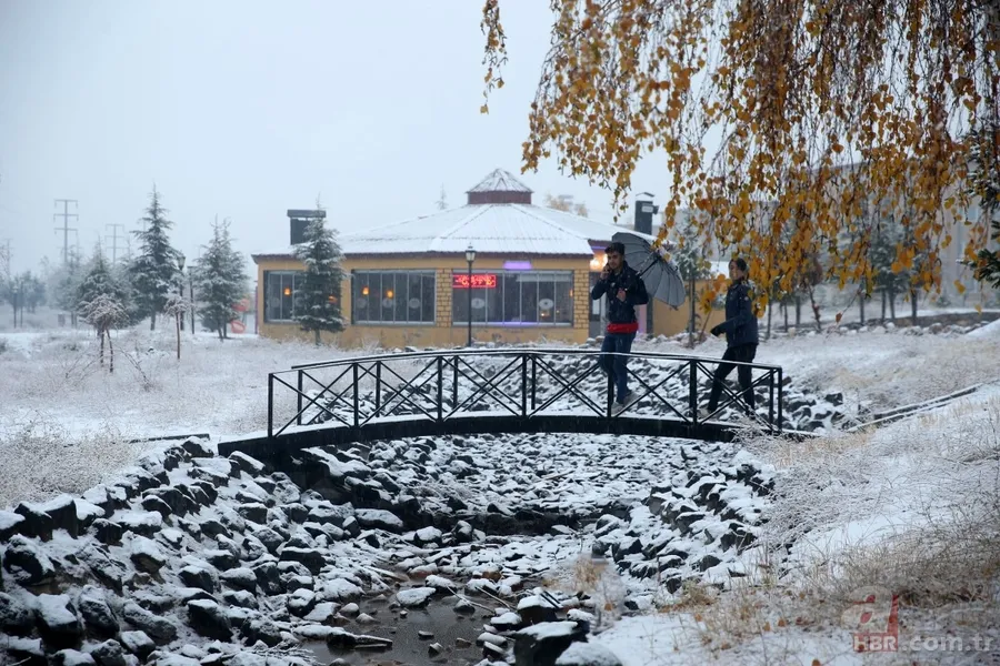 Meteorolojiden SON DAKİKA kar yağışı uyarısı! Hangi illere kar yağdı? İşte Türkiye'den kar manzaraları! 4