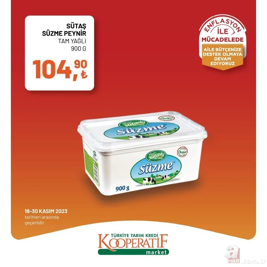 Tarım Kredi Market Kasım indirimleri bitiyor! Tost peyniri, sıvı deterjan, tuvalet kağıdı, domates salçası ve dana kıyma kaç TL’ye satılıyor? 20