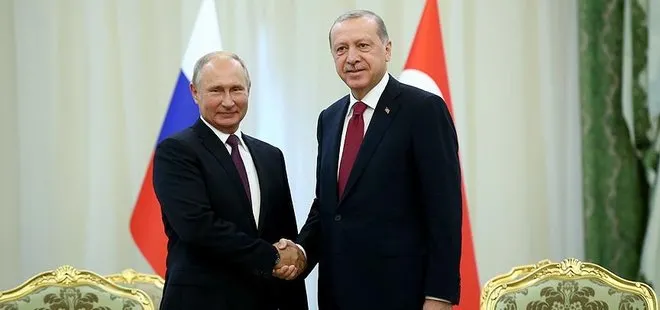 Başkan Recep Tayyip Erdoğan ve Vladimir Putin’den 2019’un ilk görüşmesi
