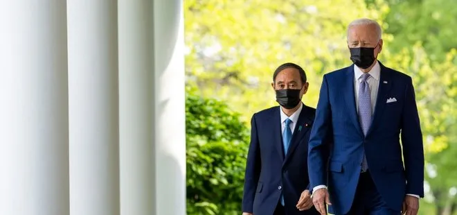 ABD Başkanı Joe Biden’dan ilk yüz yüze temas! Japonya Başbakanı Suga ile görüştü