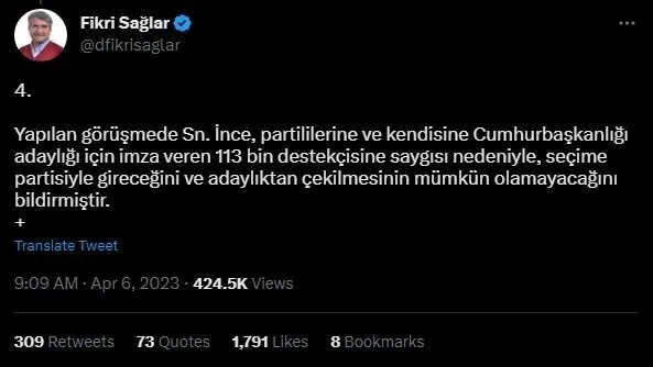 Kılıçdaroğlu İnce’ye teklifte bulundu mu? Peş peşe açıklamalar! Yılan hikayesine döndü