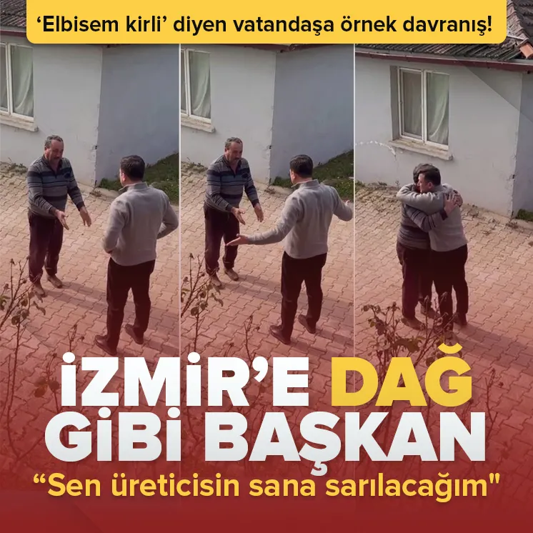 Hamza Dağ ile vatandaş arasında sıcak görüntüler