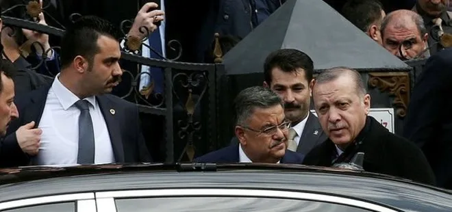 Erdoğan cuma namazını Başyazıcıoğlu Camisi’nde kıldı