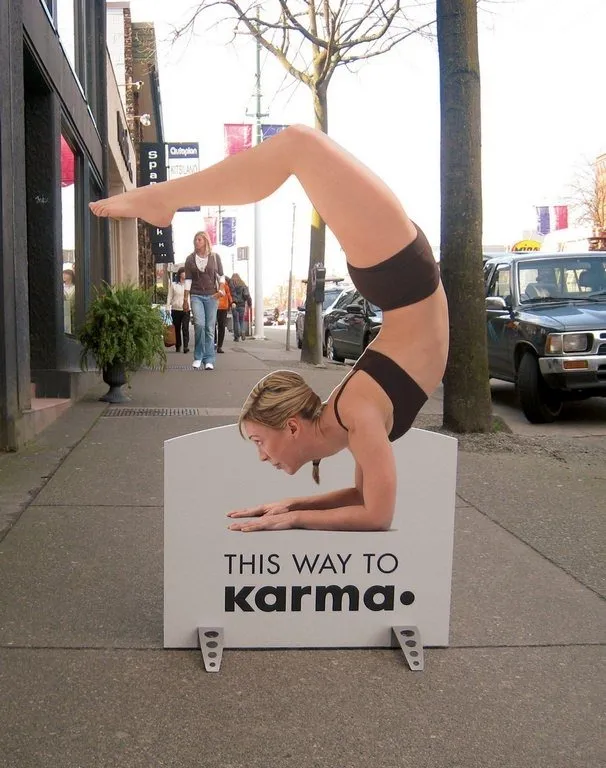 En yaratıcı yoga reklamları