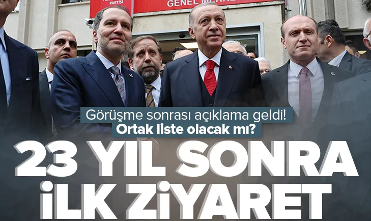 Başkan Erdoğan-Erbakan teması sonrası açıklama