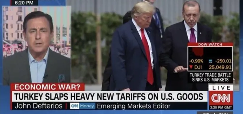 CNN: Türkiye ile ticari savaş ABD borsalarını batırdı