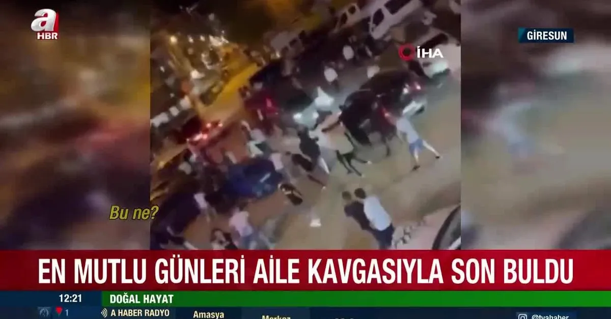 Giresun’da düğün yeri ringe döndü! En mutlu günleri aile kavgasıyla son buldu