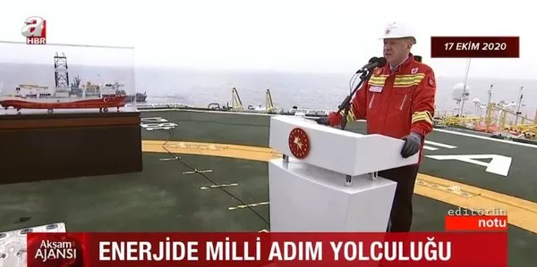 Başkan Erdoğan: Petrol ve doğal gazda müjdeler yakın! Berat Bey’in döneminde sondaj gemileri aldık