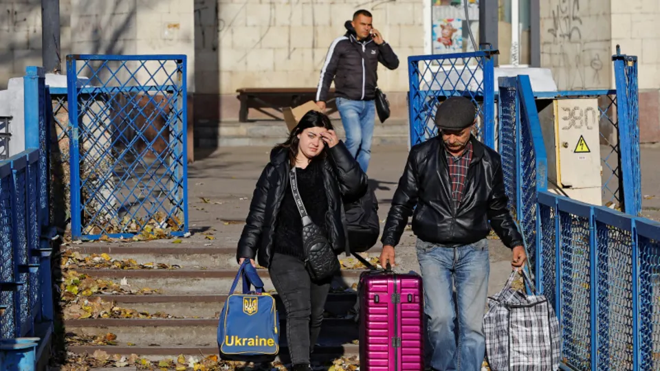 Ukrayna'nın Zaporijya bölgesindeki siviller Rus kontrolündeki yerlerden ayrılıyor