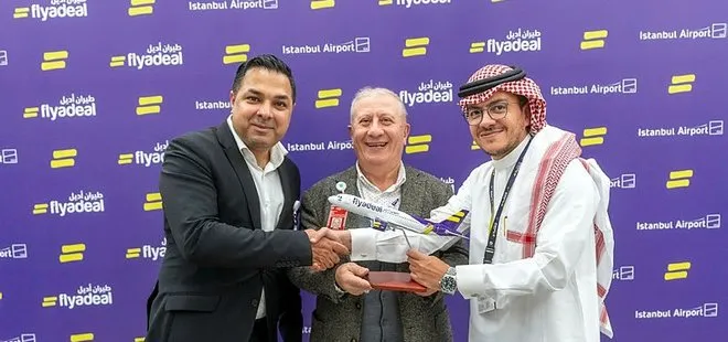 Suudi hava yolu şirketi Flyadeal, İstanbul Havalimanı’na ilk uçuşunu gerçekleştirdi