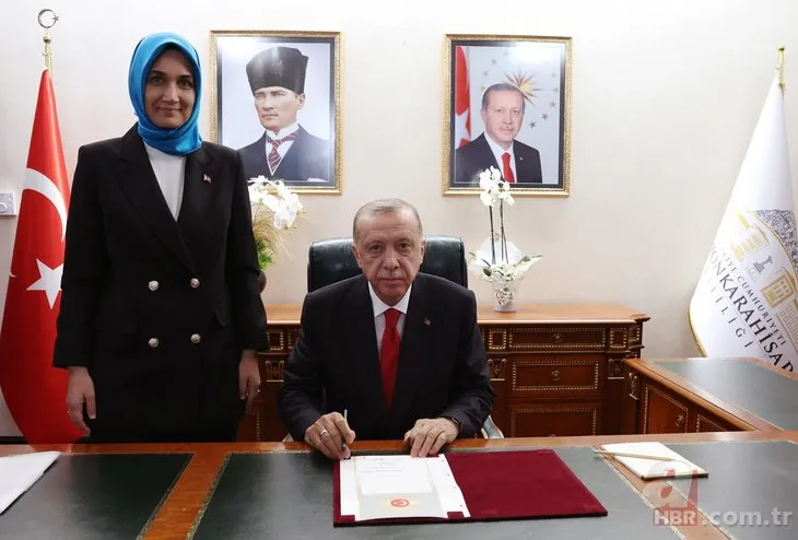 Başkan Erdoğan’dan Türkiye’nin ilk başörtülü valisine ziyaret