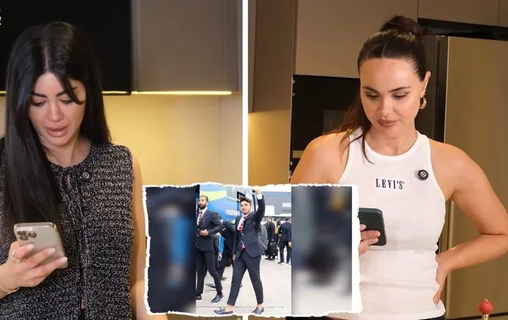 Ozan Tufan Bella Hadid’i görünce bakın ne yapmış! Eşi kahkahaya boğdu