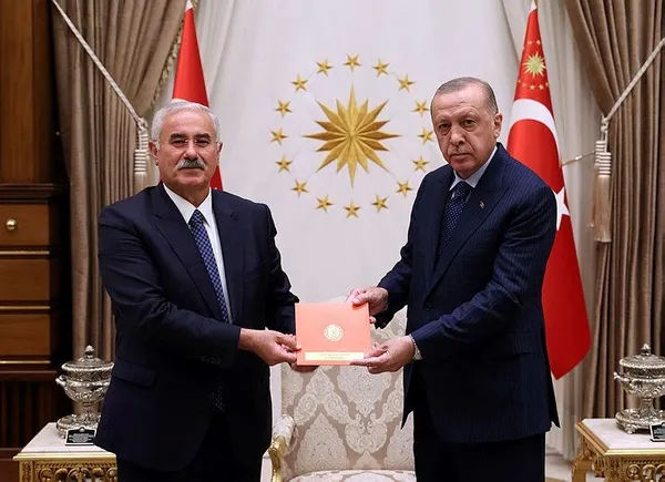 Başkan Recep Tayyip Erdoğan'dan Cumhurbaşkanlığı Külliyesi'nde önemli kabul - 1