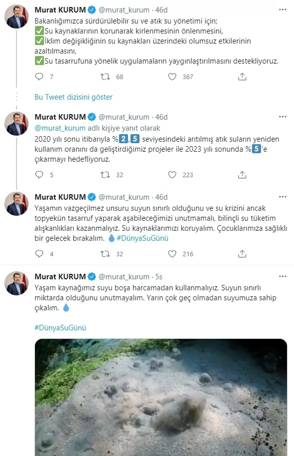 Çevre ve Şehircilik Bakanı Murat Kurum duyurdu! 2023 için kritik "atık su arıtma hizmeti" hedefi - 1