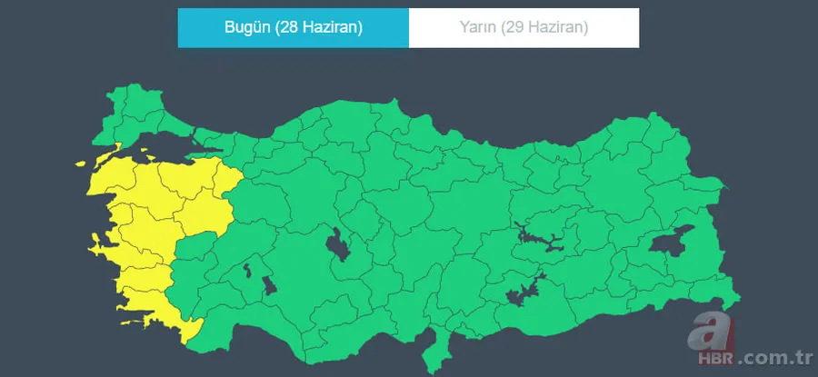 Hava sıcaklıkları şaşırtıyor! 9 ilde sarı kodlu uyarı: Bir yanda sıcaklık rekor kırıyor, diğer yanda fırtına bekleniyor 8