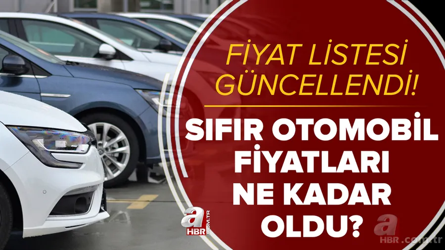 Yeni yıl öncesinde fiyat listesi güncellendi! Sıfır otomobil fiyatları ne kadar oldu? Renault, Fiat, Volkswagen, Dacia... 1