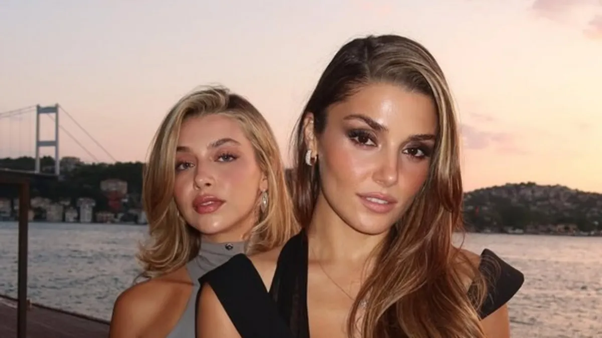 Aşk ve Gözyaşı'nın Meyra'sı Hande Erçel ablasıyla sosyal medyayı salladı