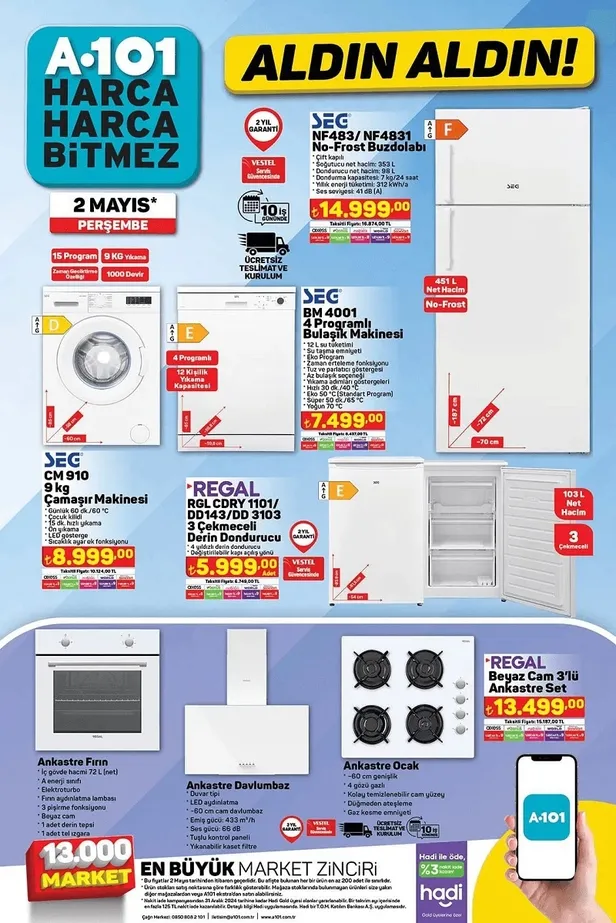 A101 5 Mayıs Aktüel ürünler kataloğu yayınlandı! A101’e uygun fiyata Çekme Karavan, Üç Tekerlekli Elektrikli Moped, Aile Kamp Çadırı geliyor