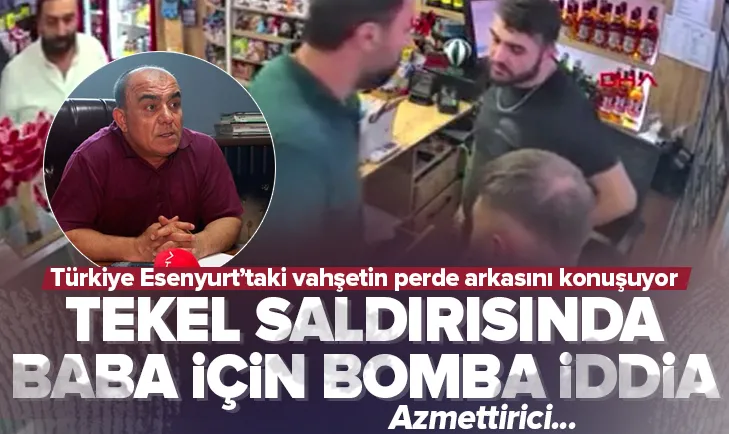 Tekel bayi saldırısında baba için bomba iddia