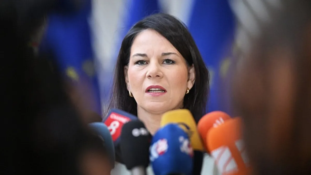 Alman Dışişleri Bakanı Baerbock'tan Gazze'de acil ateşkes çağrısı