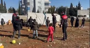 Yunus polislerle çocukların kalpleri ısıtan görüntüsü