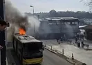 Beykoz’da İETT otobüsü cayır cayır yandı!