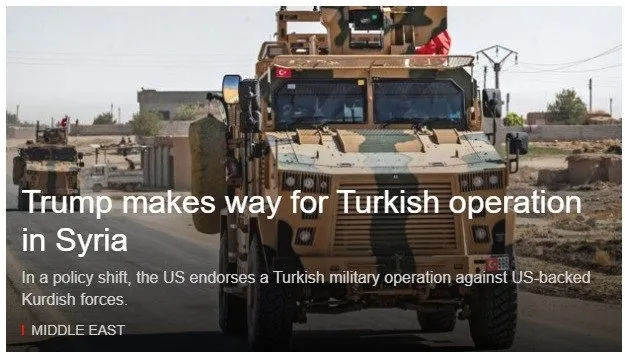 Türkiye’nin Suriye’ye düzenleyeceği operasyon dünya basınında böyle yankı buldu