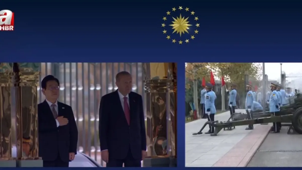 CANLI | Güney Kore lideri Ankara'da! Başkan Erdoğan Külliye'de kabul edecek